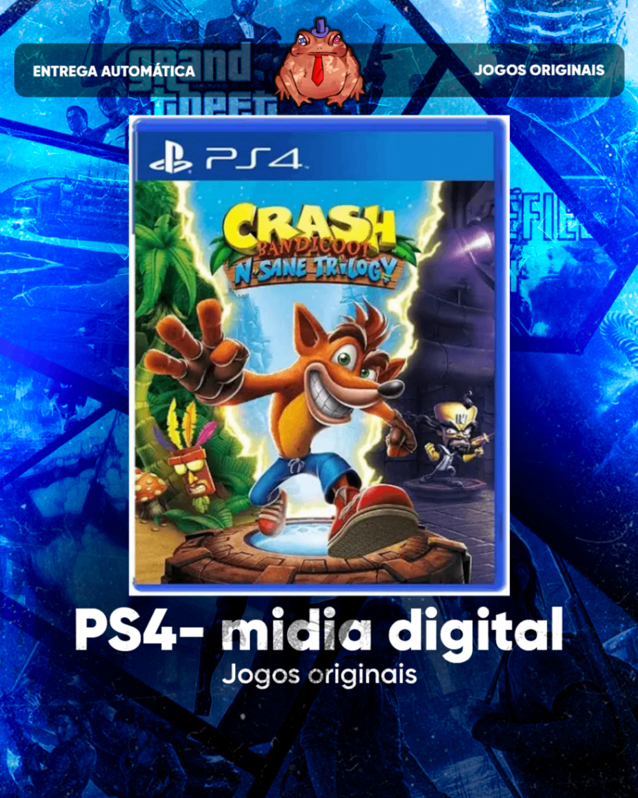 Crash Bandicoot N. Sane Trilogy Primária - Ps4