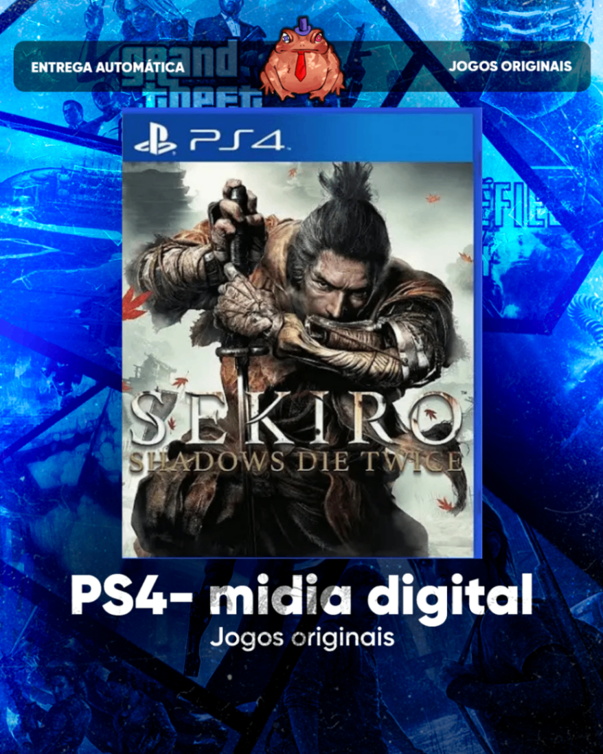 Sekiro Shadows Die Twice Primária- Ps4