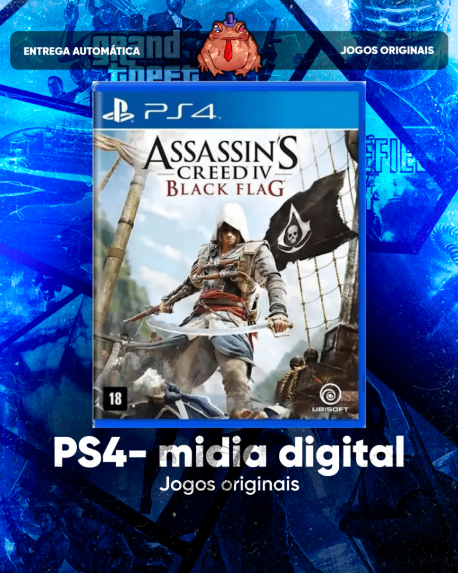 Assassins Creed 4 Black Flag Primária-Ps4