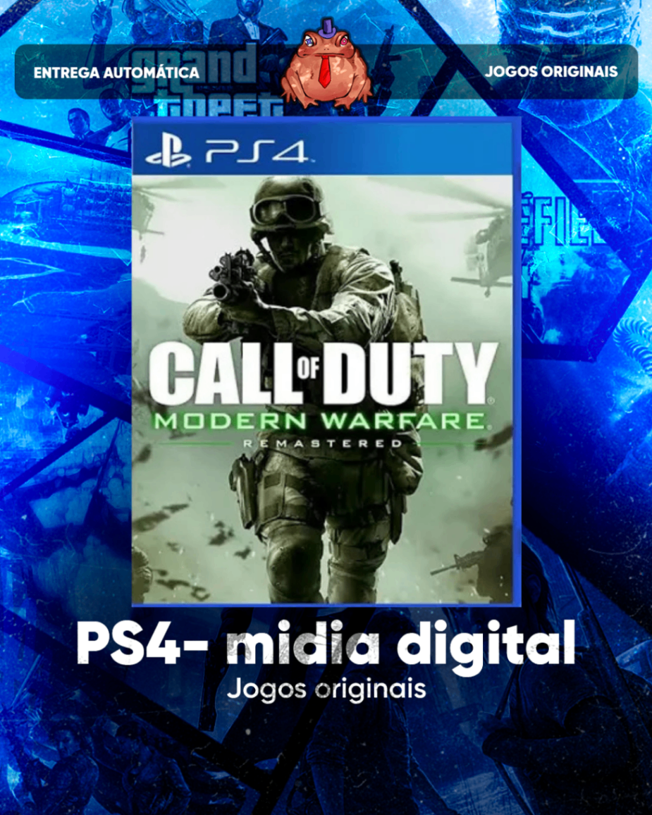 Call of Duty Modern Warfare Remastered Primária - Ps4